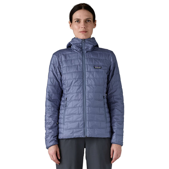Patagonia Women's Nano Puff Hoody Current Blue Image 03
