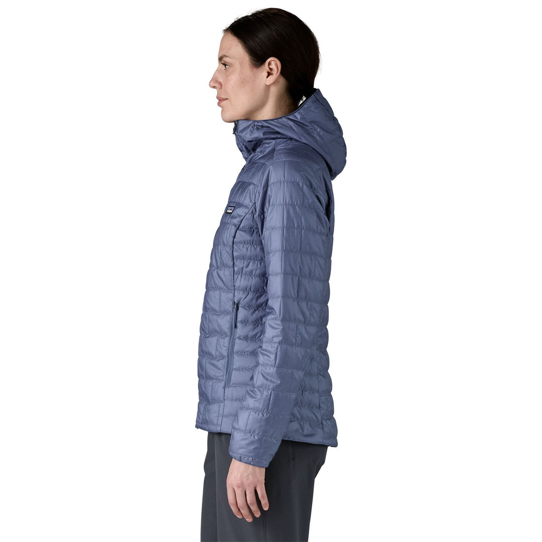 Patagonia Women's Nano Puff Hoody Current Blue Image 04