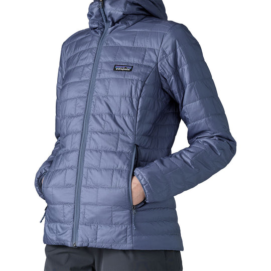 Patagonia Women's Nano Puff Hoody Current Blue Image 08