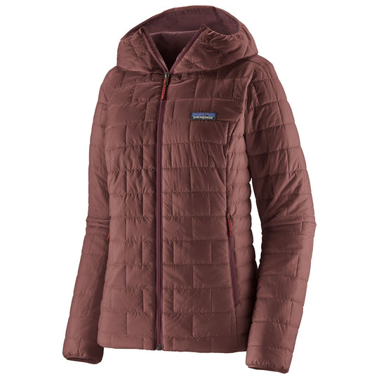 Patagonia Women's Nano Puff Hoody Dark Ruby Image 01
