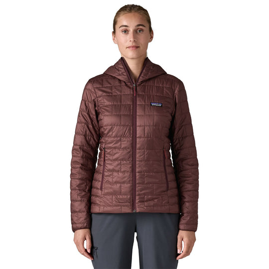 Patagonia Women's Nano Puff Hoody Dark Ruby Image 03