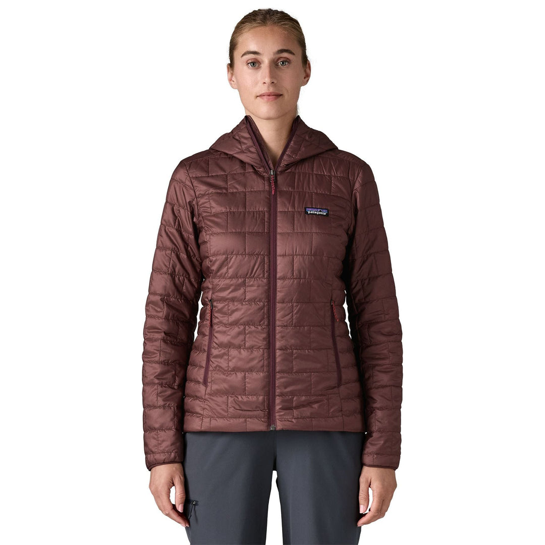 Patagonia Women's Nano Puff Hoody Dark Ruby Image 03