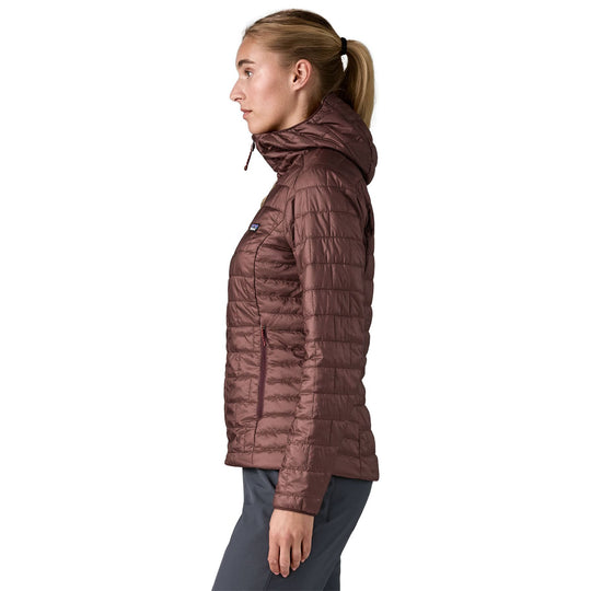 Patagonia Women's Nano Puff Hoody Dark Ruby Image 04