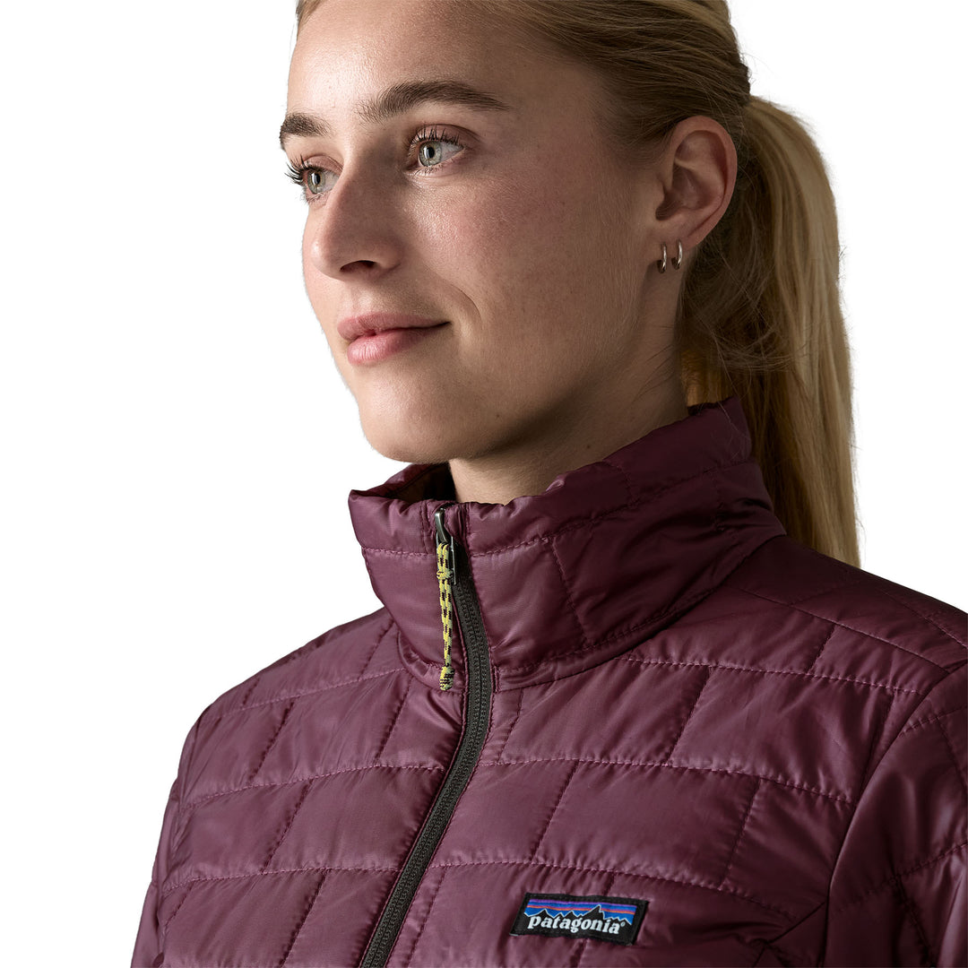 Patagonia Women's Nano Puff Jacket Berry Fig Image 06