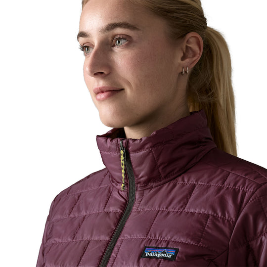 Patagonia Women's Nano Puff Jacket Berry Fig Image 06