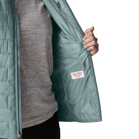 Patagonia Women's Nano Puff Jacket Blue Sage Image 07