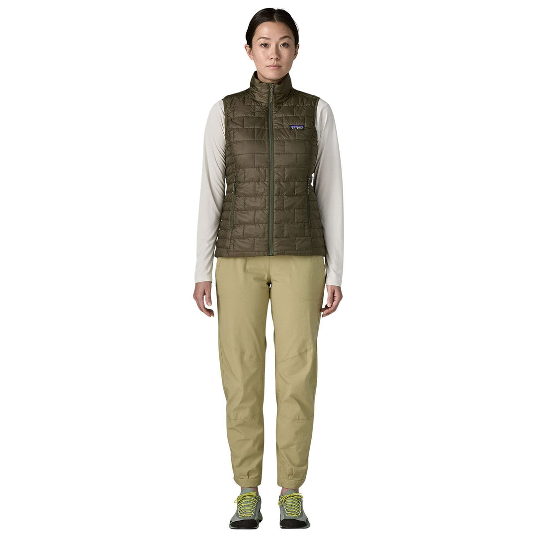 Patagonia Women's Nano Puff Vest Basin Green Image 02