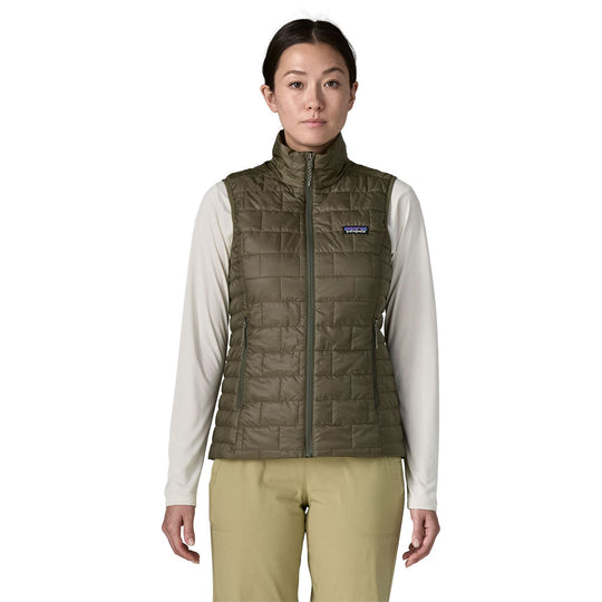Patagonia Women's Nano Puff Vest Basin Green Image 03