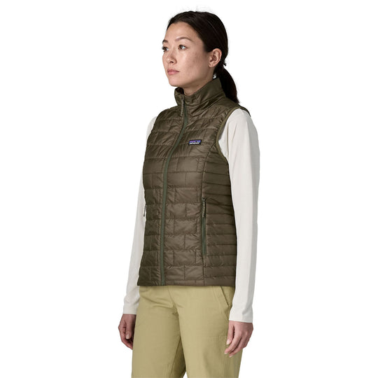 Patagonia Women's Nano Puff Vest Basin Green Image 04