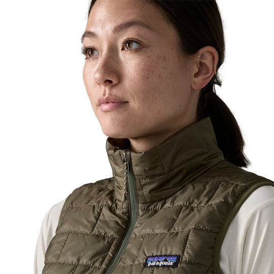 Patagonia Women's Nano Puff Vest Basin Green Image 06