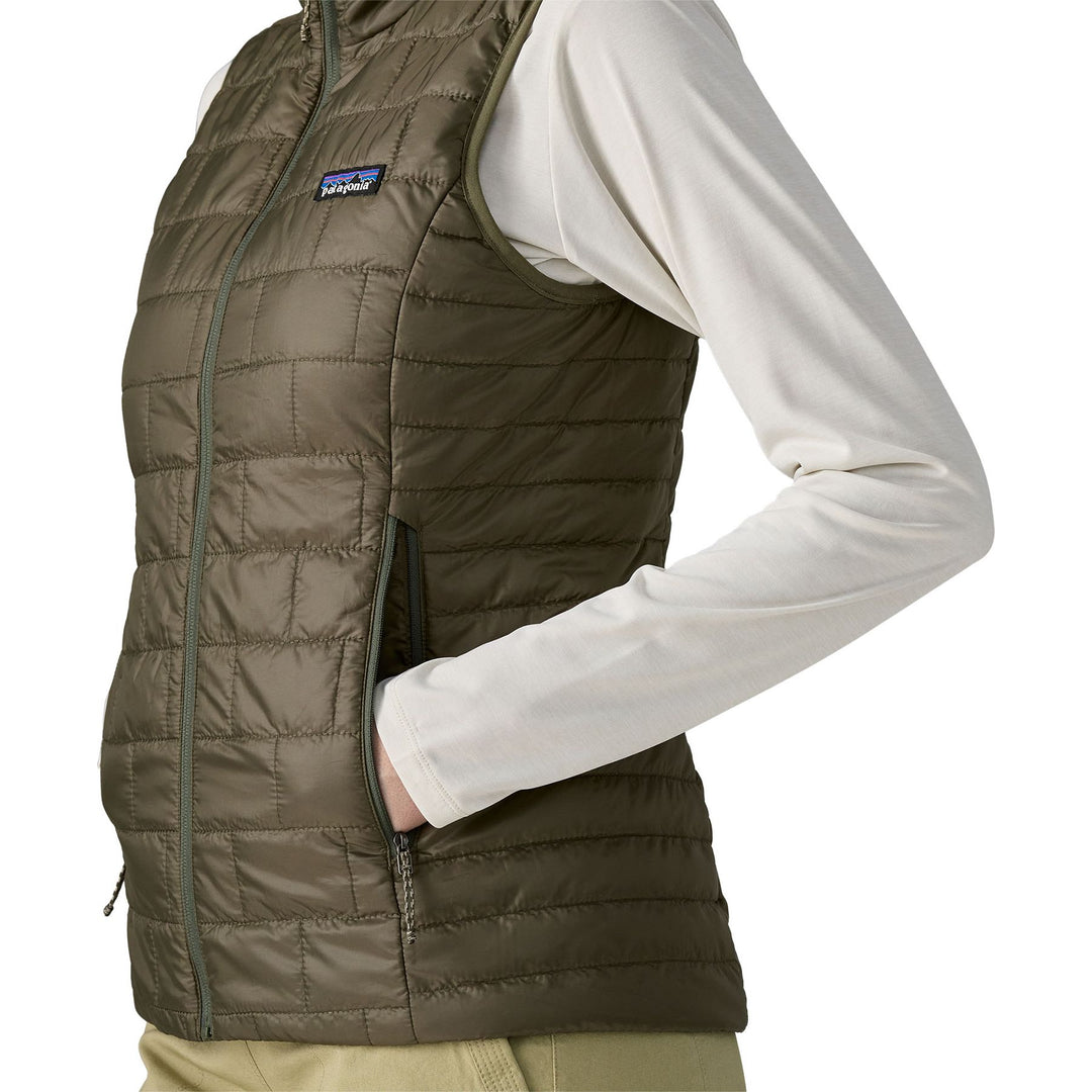 Patagonia Women's Nano Puff Vest Basin Green Image 07