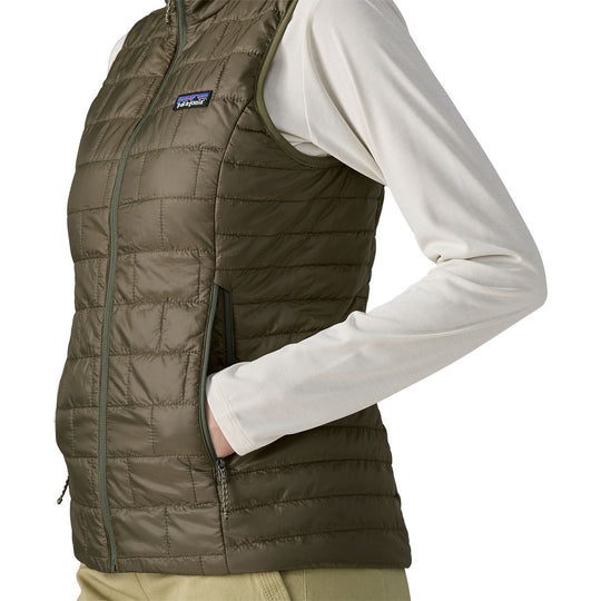Patagonia Women's Nano Puff Vest Basin Green Image 07