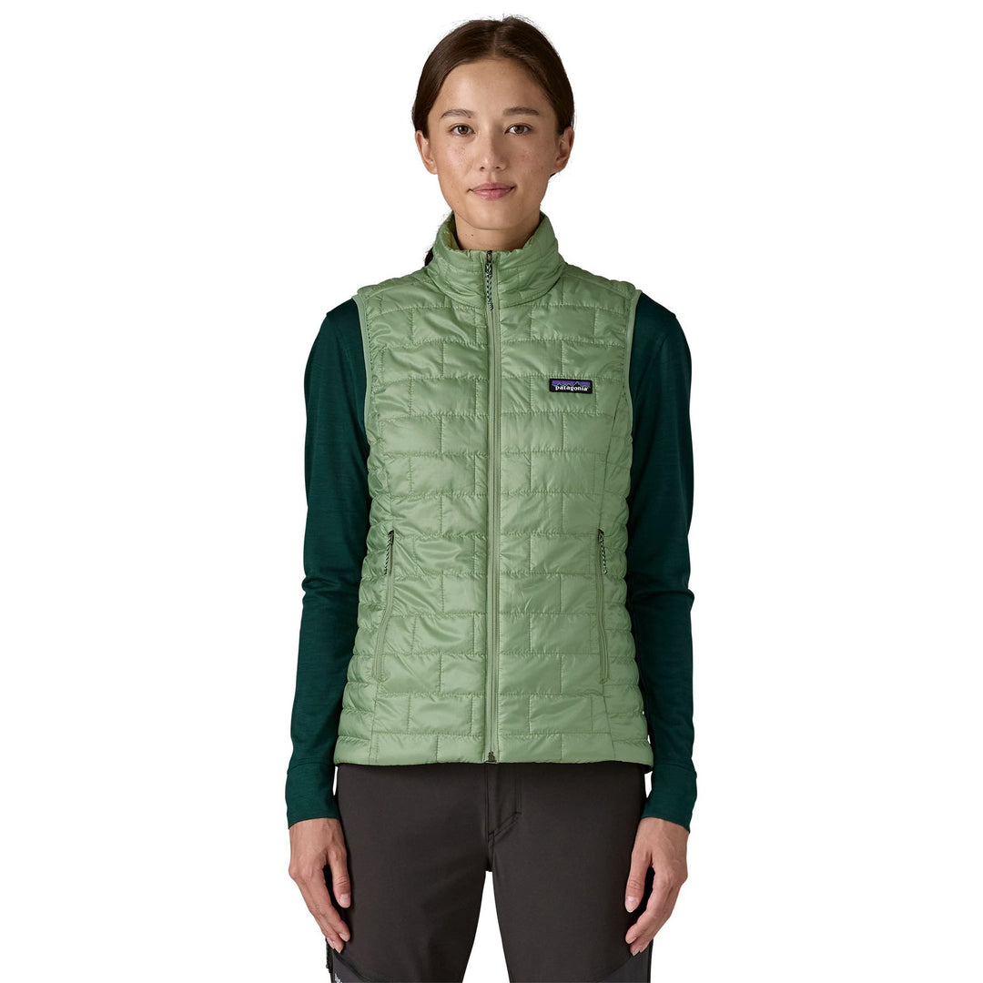 Patagonia Women's Nano Puff Vest Ellwood Green Image 03