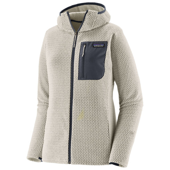 Patagonia Women's R1 Air Full-Zip Hoody Birch White Image 01