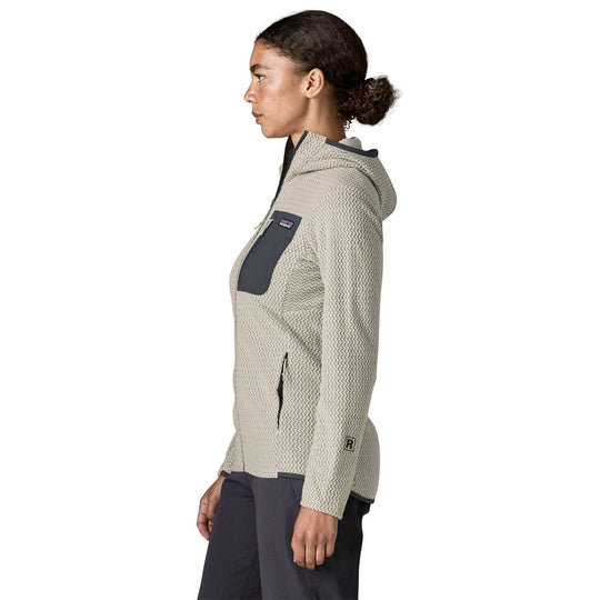 Patagonia Women's R1 Air Full-Zip Hoody Birch White Image 02