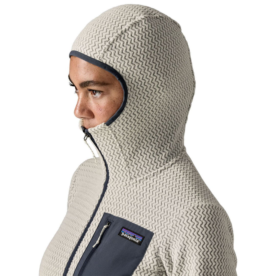 Patagonia Women's R1 Air Full-Zip Hoody Birch White Image 04
