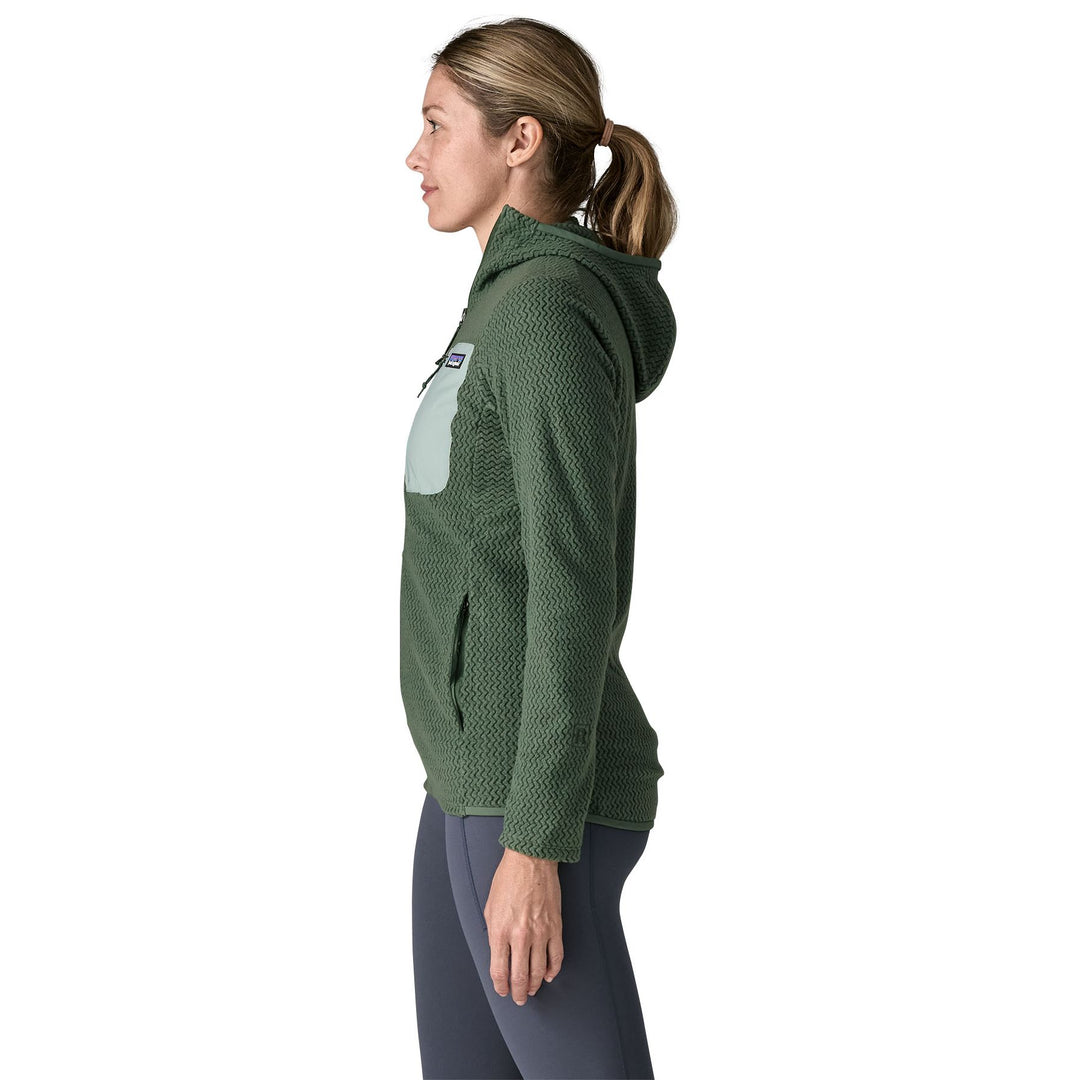 Patagonia Women's R1 Air Full-Zip Hoody Canopy Green Image 03