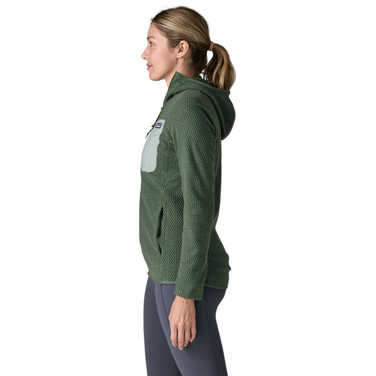 Patagonia Women's R1 Air Full-Zip Hoody Canopy Green Image 03