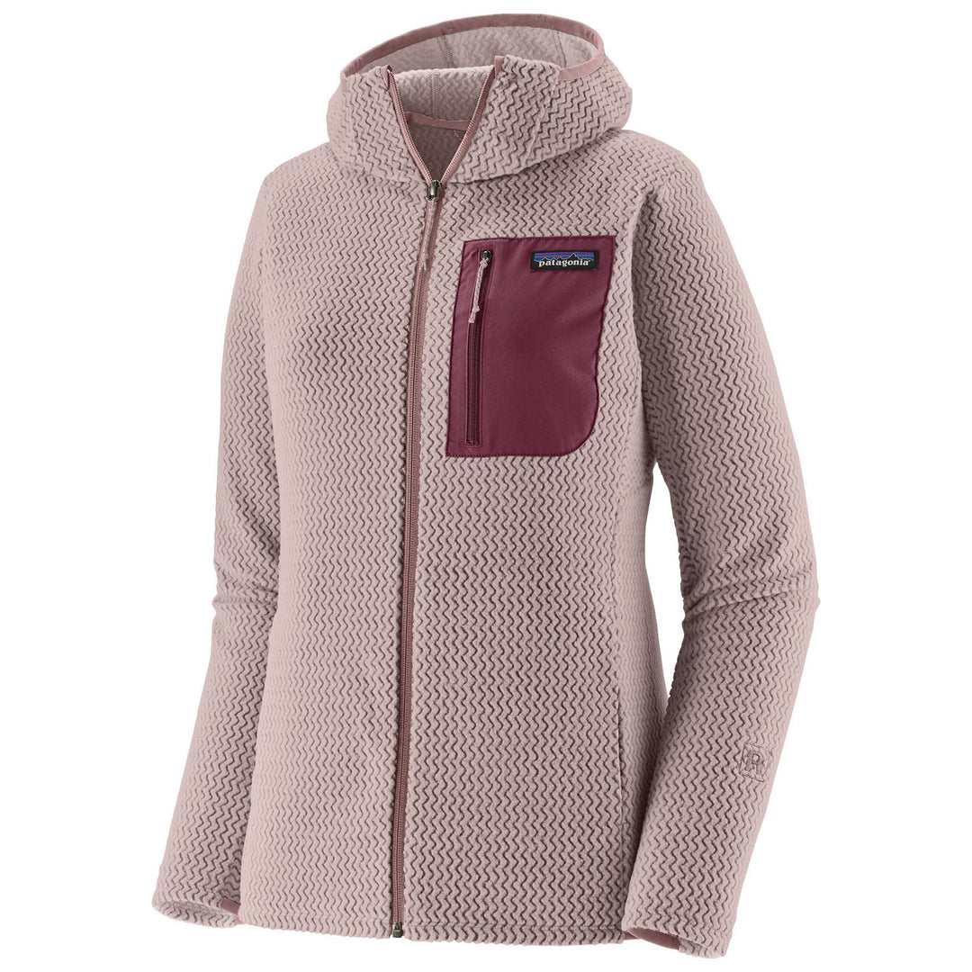 Patagonia Women's R1 Air Full-Zip Hoody Stingray Mauve Image 01