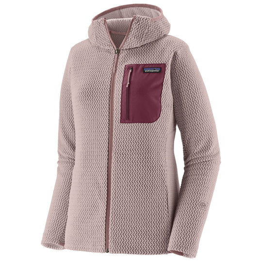 Patagonia Women's R1 Air Full-Zip Hoody Stingray Mauve Image 01