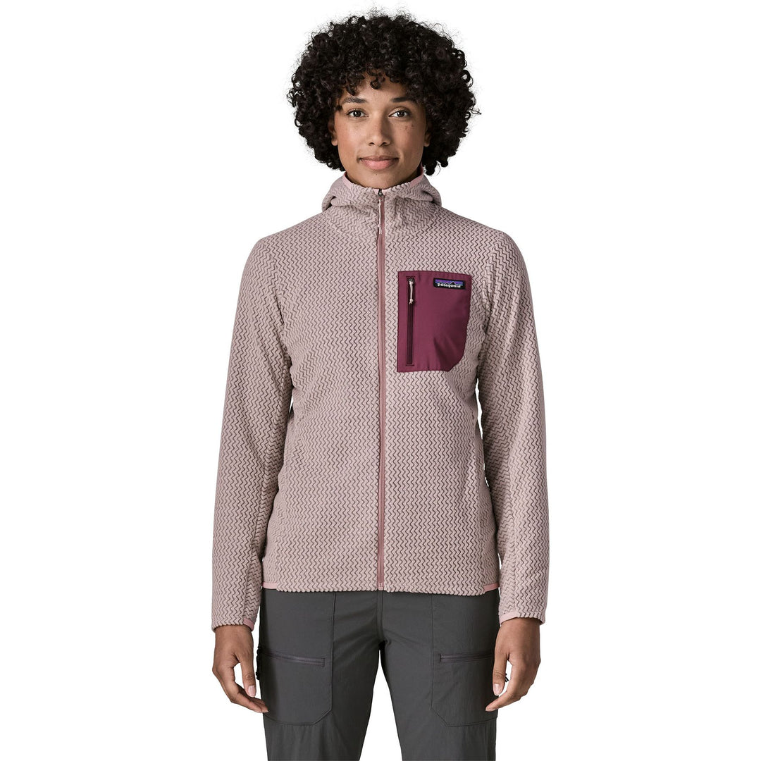 Patagonia Women's R1 Air Full-Zip Hoody Stingray Mauve Image 02