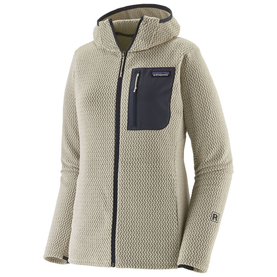 Patagonia Women's R1 Air Full-Zip Hoody Wool White Image 01