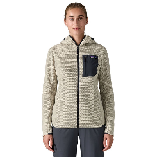 Patagonia Women's R1 Air Full-Zip Hoody Wool White Image 02