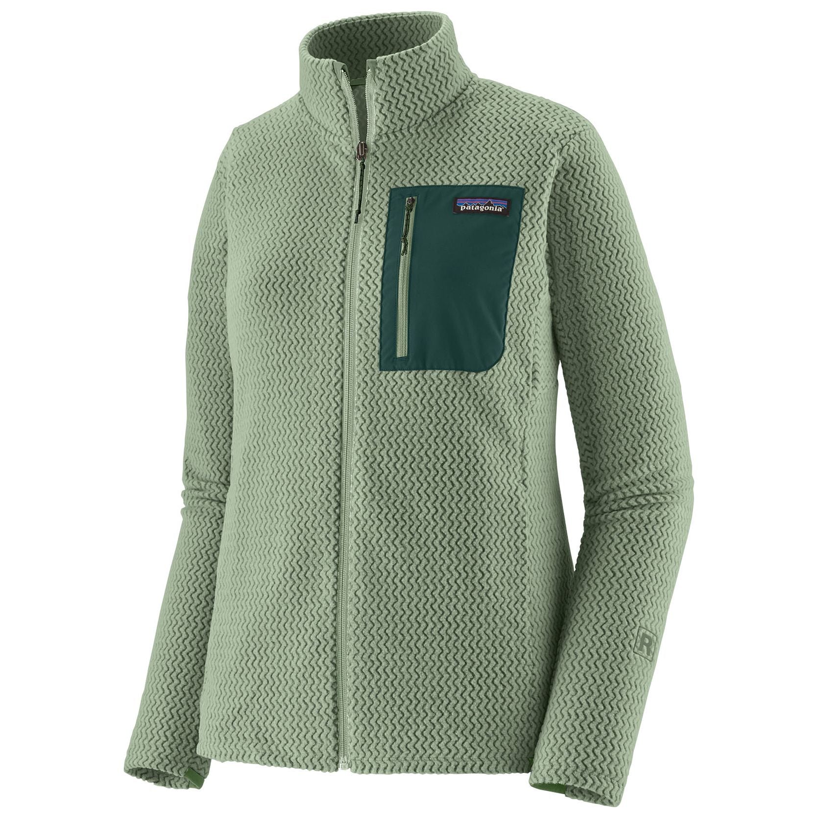 Patagonia Women's R1 Air Jacket Ellwood Green Image 01