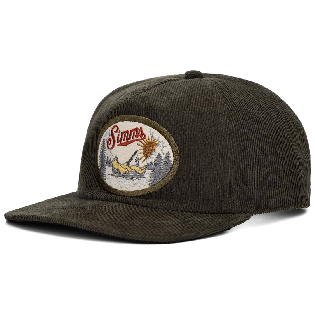 Simms Double Haul Corduroy Rope Cap Loden Image 01