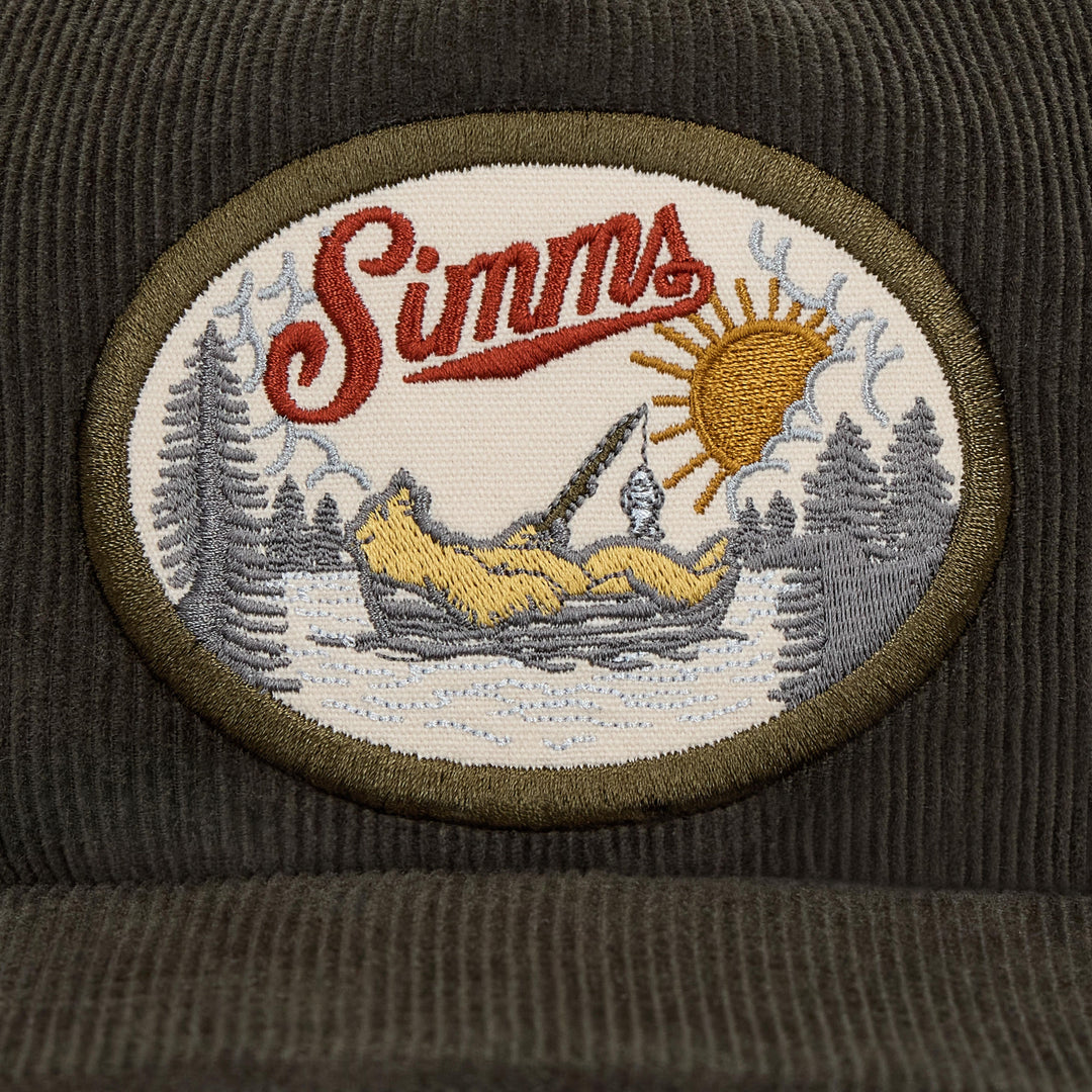 Simms Double Haul Corduroy Rope Cap Loden Image 03