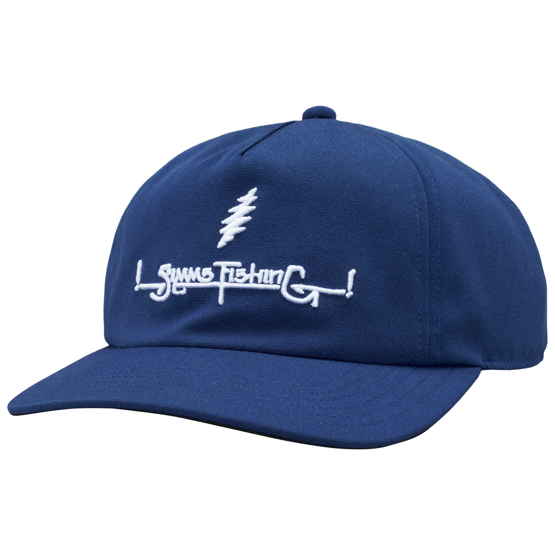 Simms Grateful Dead Double Haul Cap Lightning Script - Navy Image 01