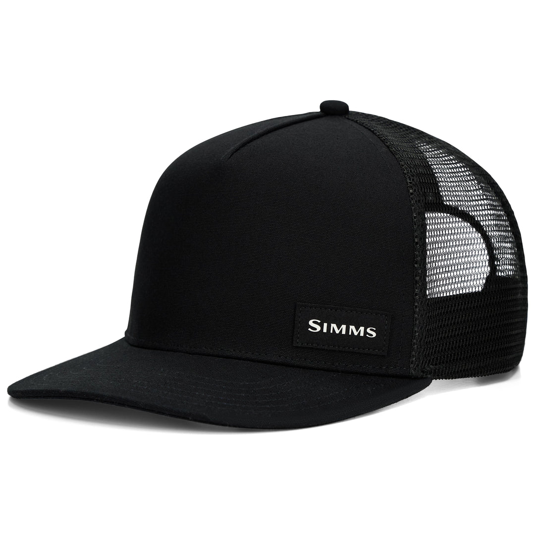 Simms High Crown Flatbill Black Image 01