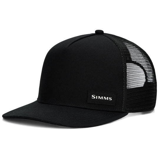 Simms High Crown Flatbill Black Image 01
