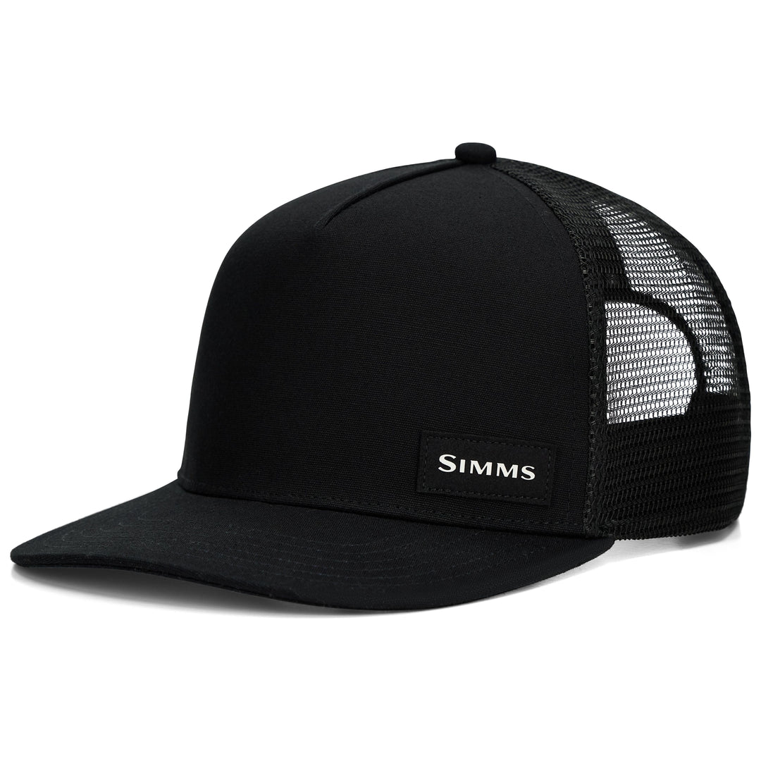 Simms High Crown Flatbill Black Image 01