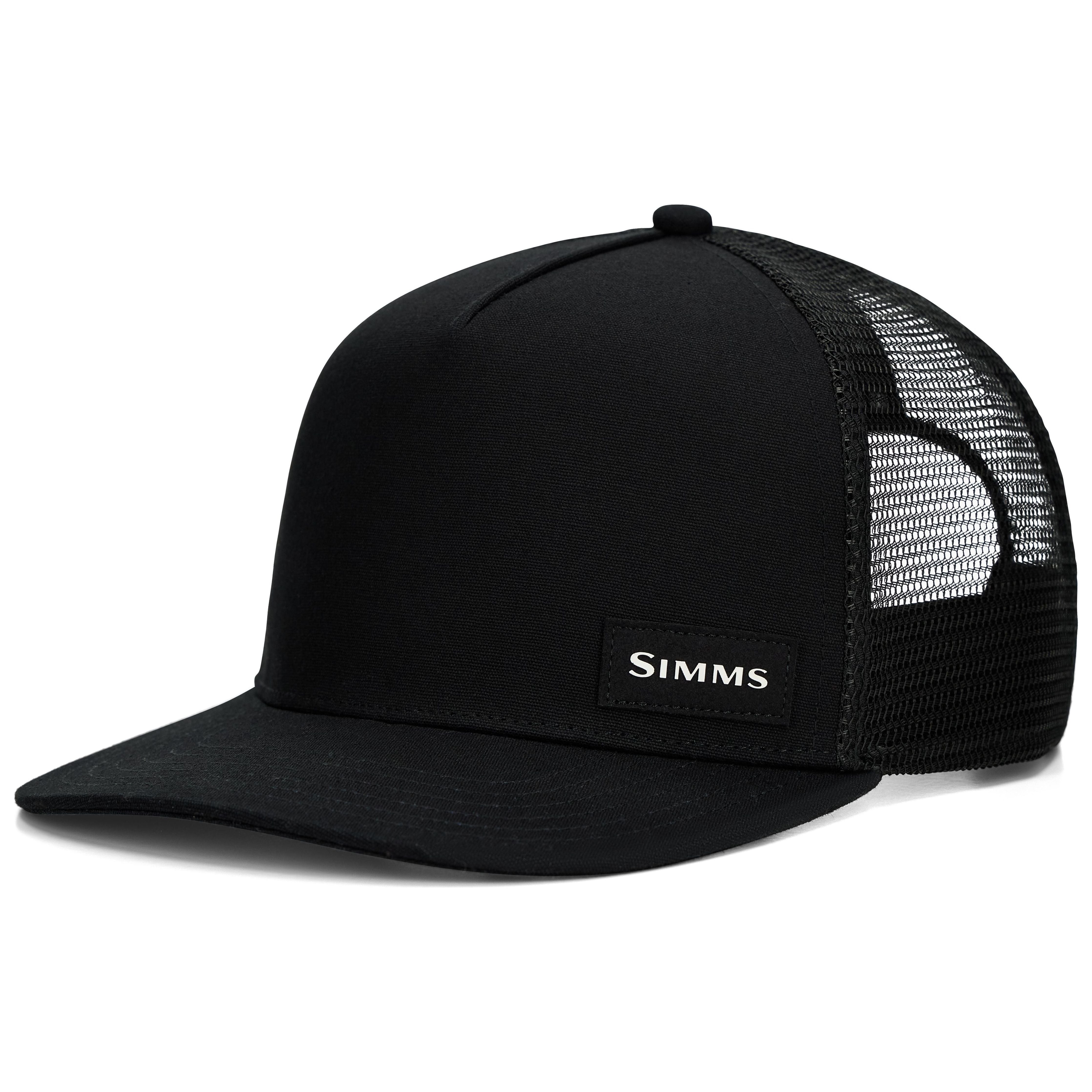 Simms High Crown Flatbill Black Image 01