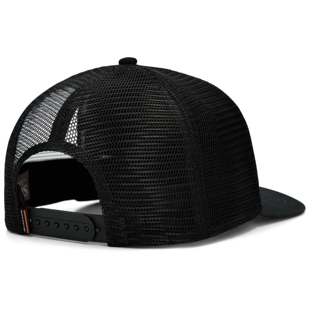 Simms High Crown Flatbill Black Image 02
