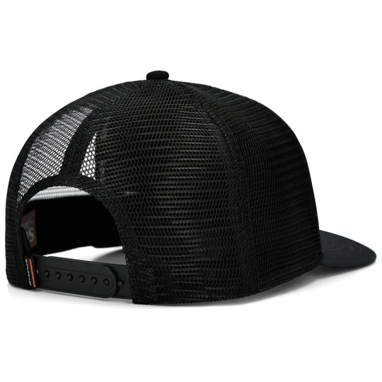 Simms High Crown Flatbill Black Image 02