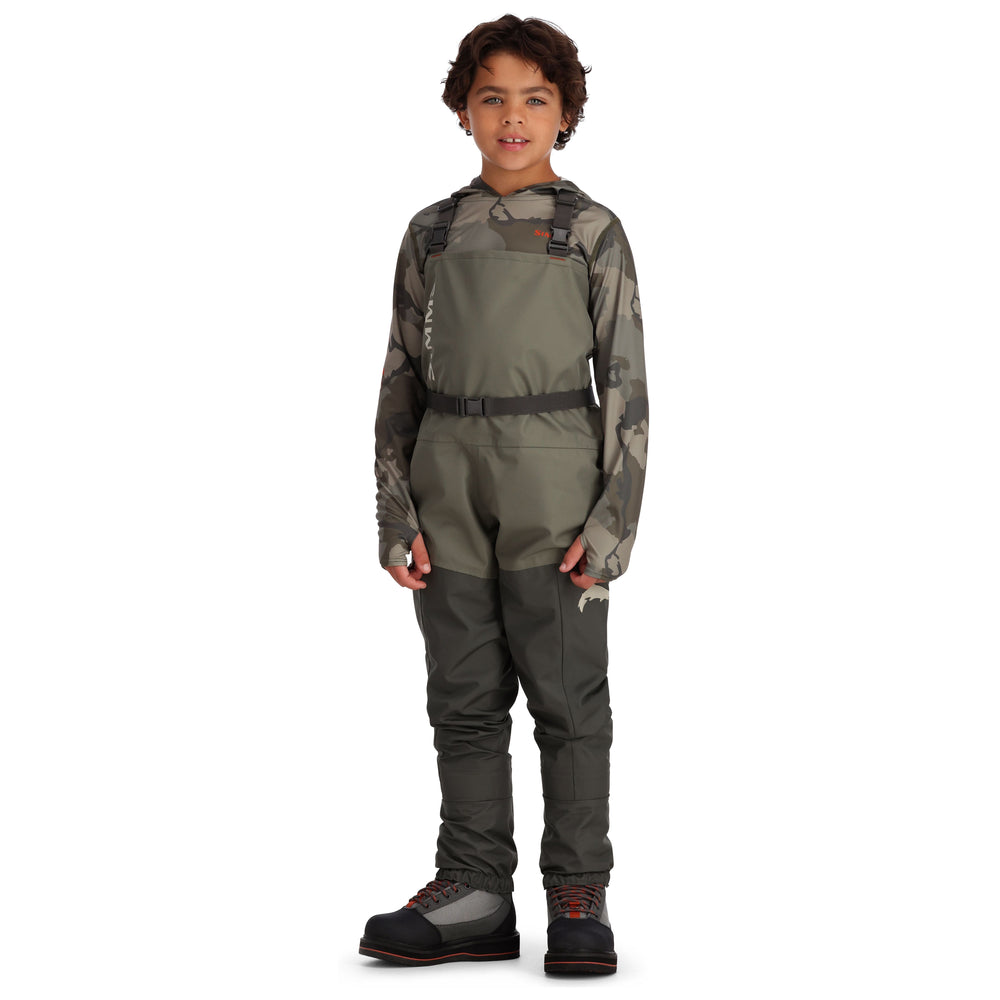 Simms Kid's Tributary Stockingfoot Basalt Image 02