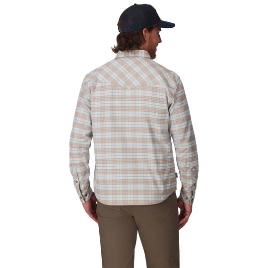 Simms Men's Brackett Flannel Drummond Plaid: Sterling Image 03