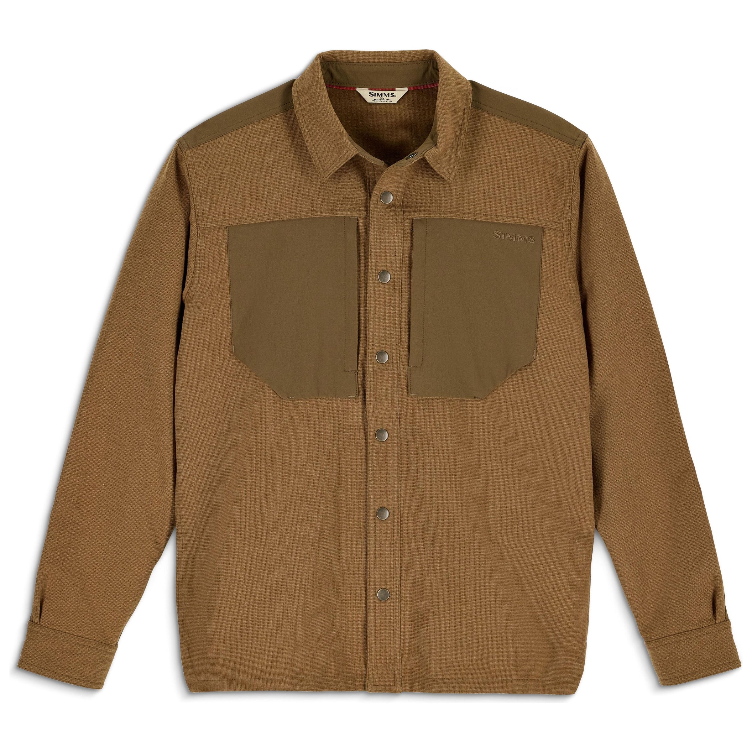 Simms Men's Confluence Overshirt Jasper Image 01