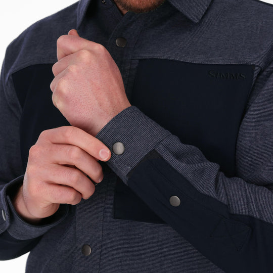 Simms Men's Confluence Overshirt Slate Image 06
