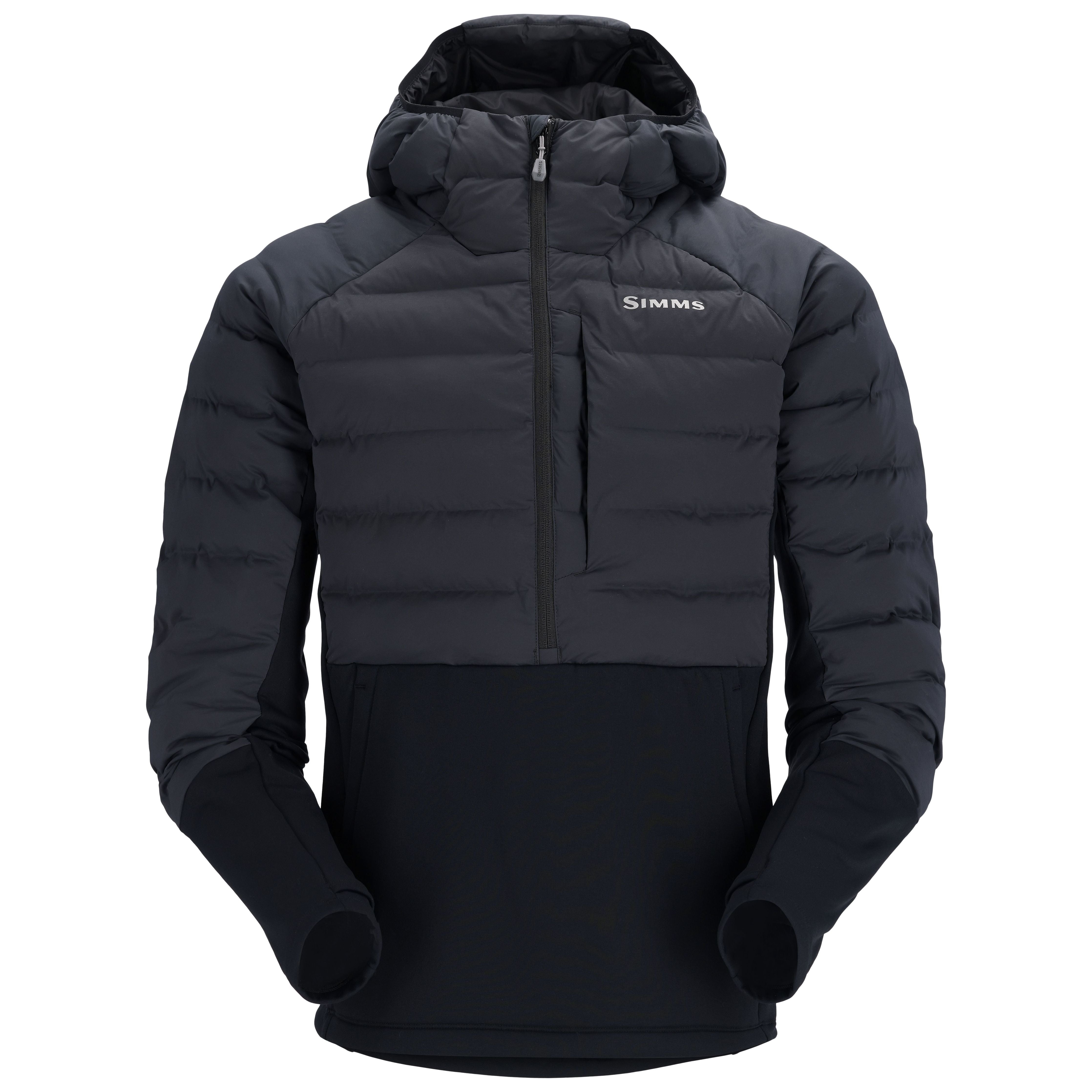 Simms Men's ExStream Pull Over Hoody Black Image 01