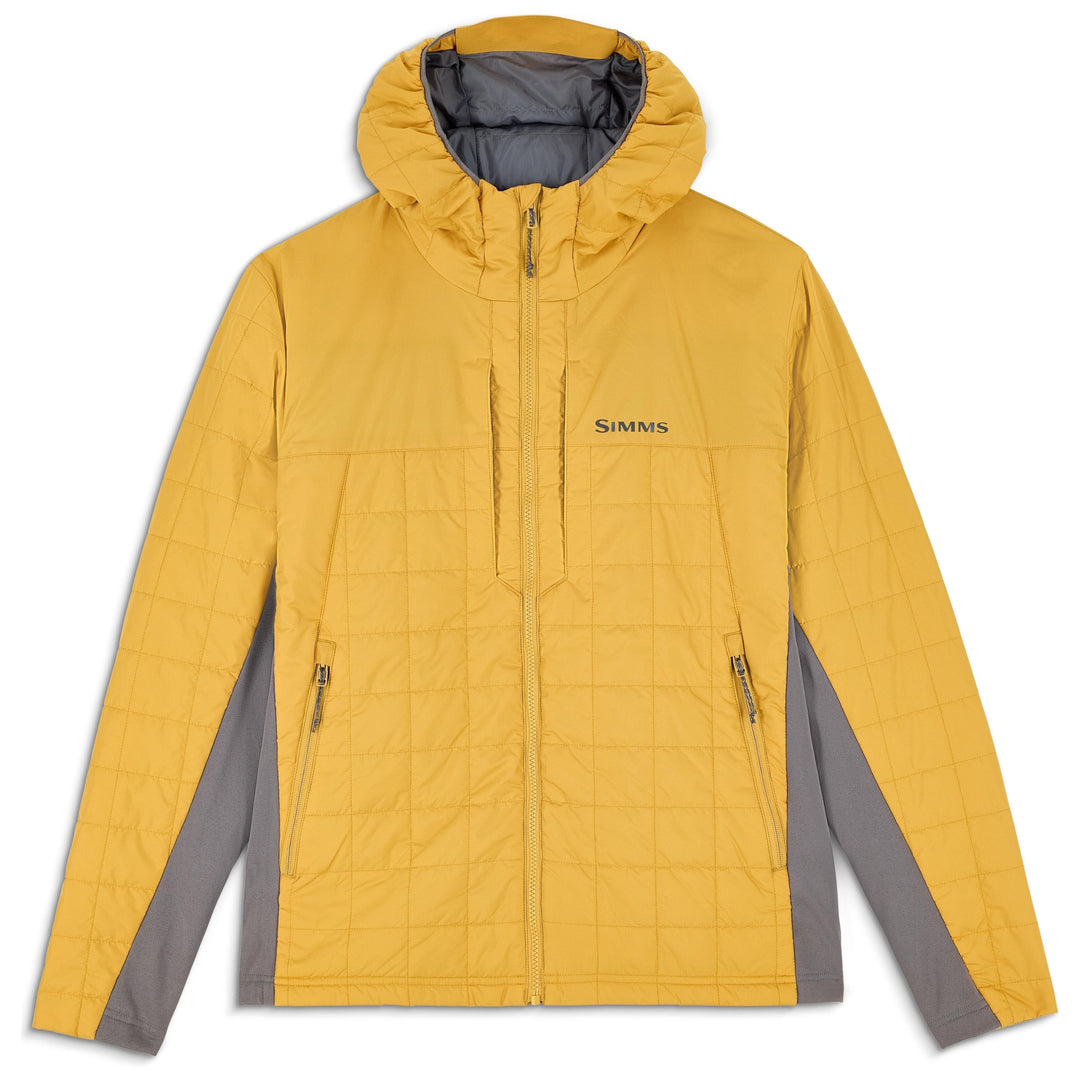 Simms Men's Fall Run Hybrid Hoody Baltic Amber Image 01