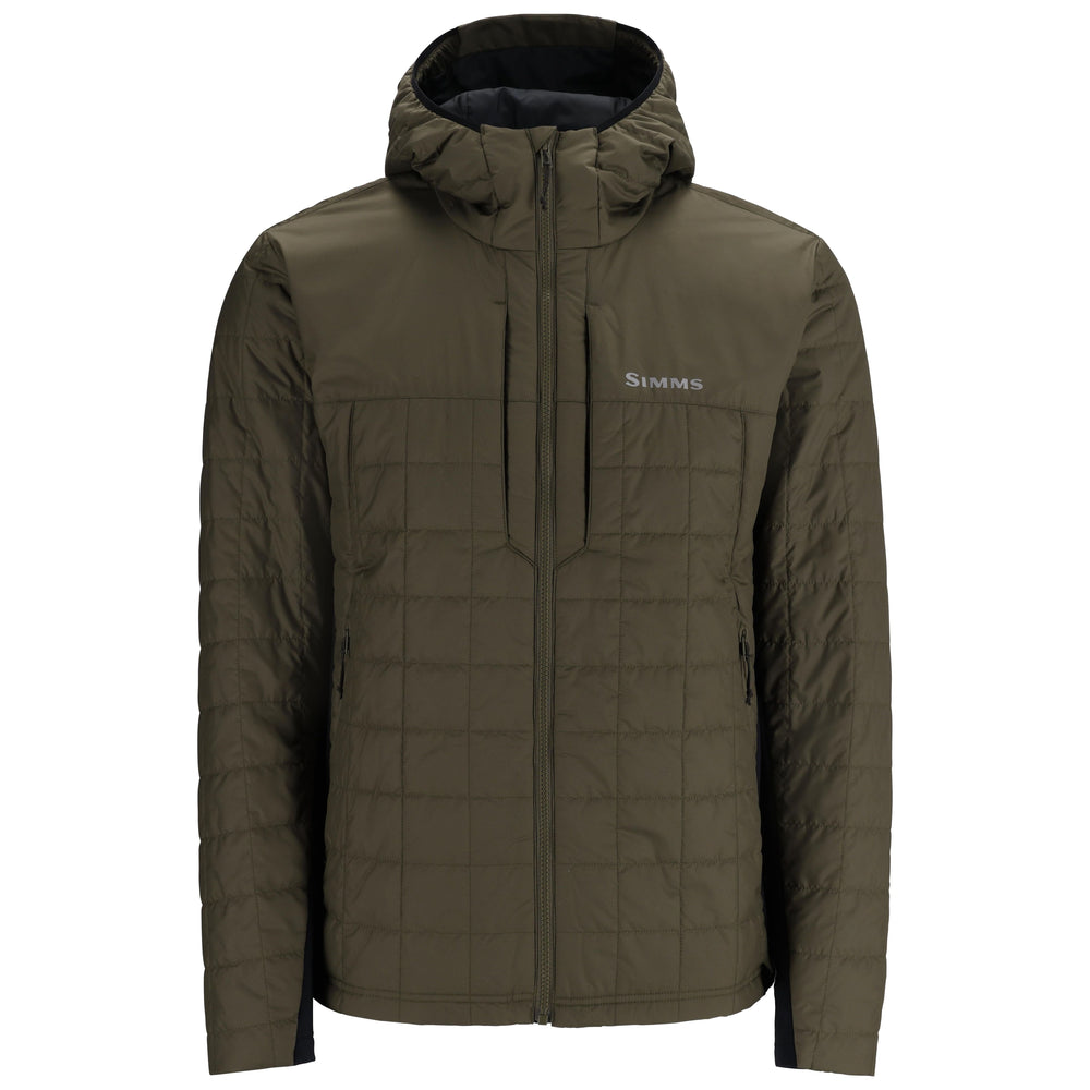 Simms Men's Fall Run Hybrid Hoody Loden Image 01