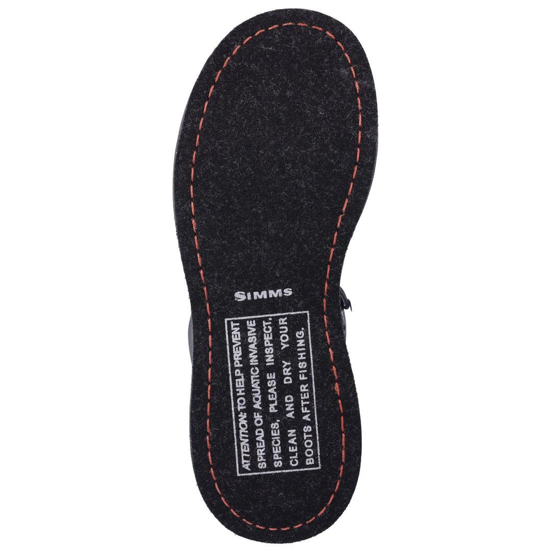 Simms Men's Freestone Boot - Felt Gunmetal Image 05
