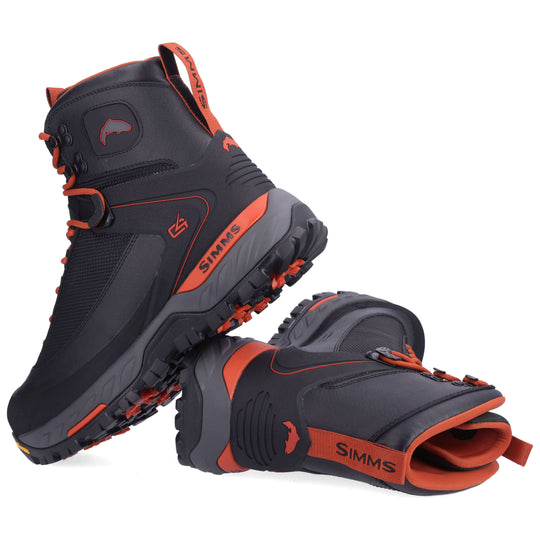 Simms Men's G4 PRO Powerlock Boot Carbon Image 10