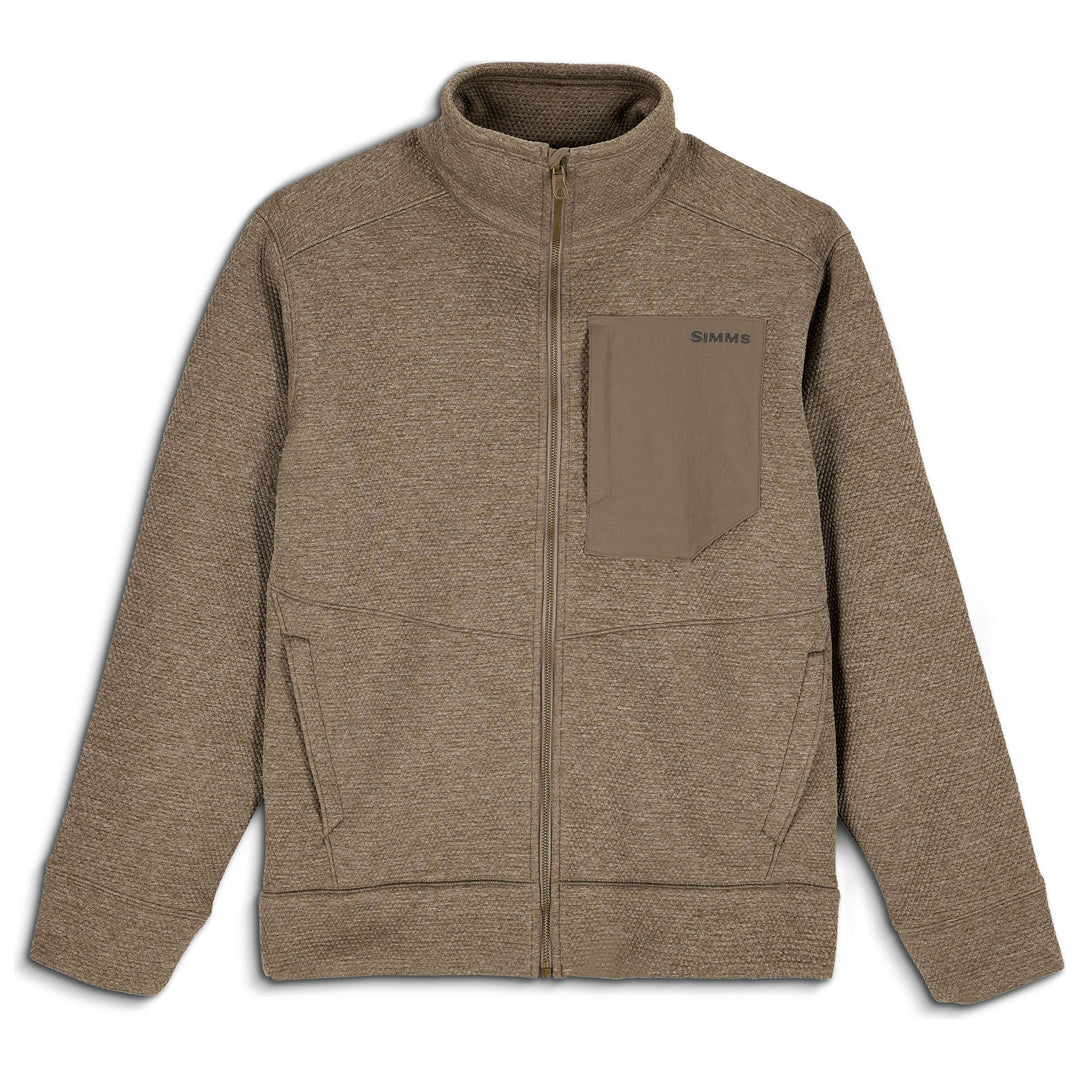 Simms Men's Harbor Fleece Sturgeon Heather Image 01