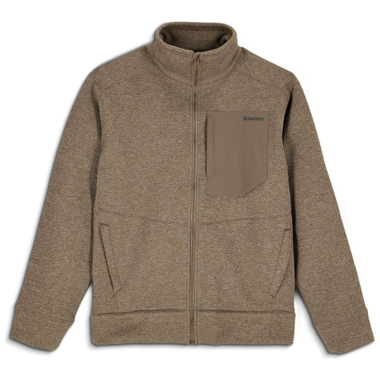 Simms Men's Harbor Fleece Sturgeon Heather Image 01