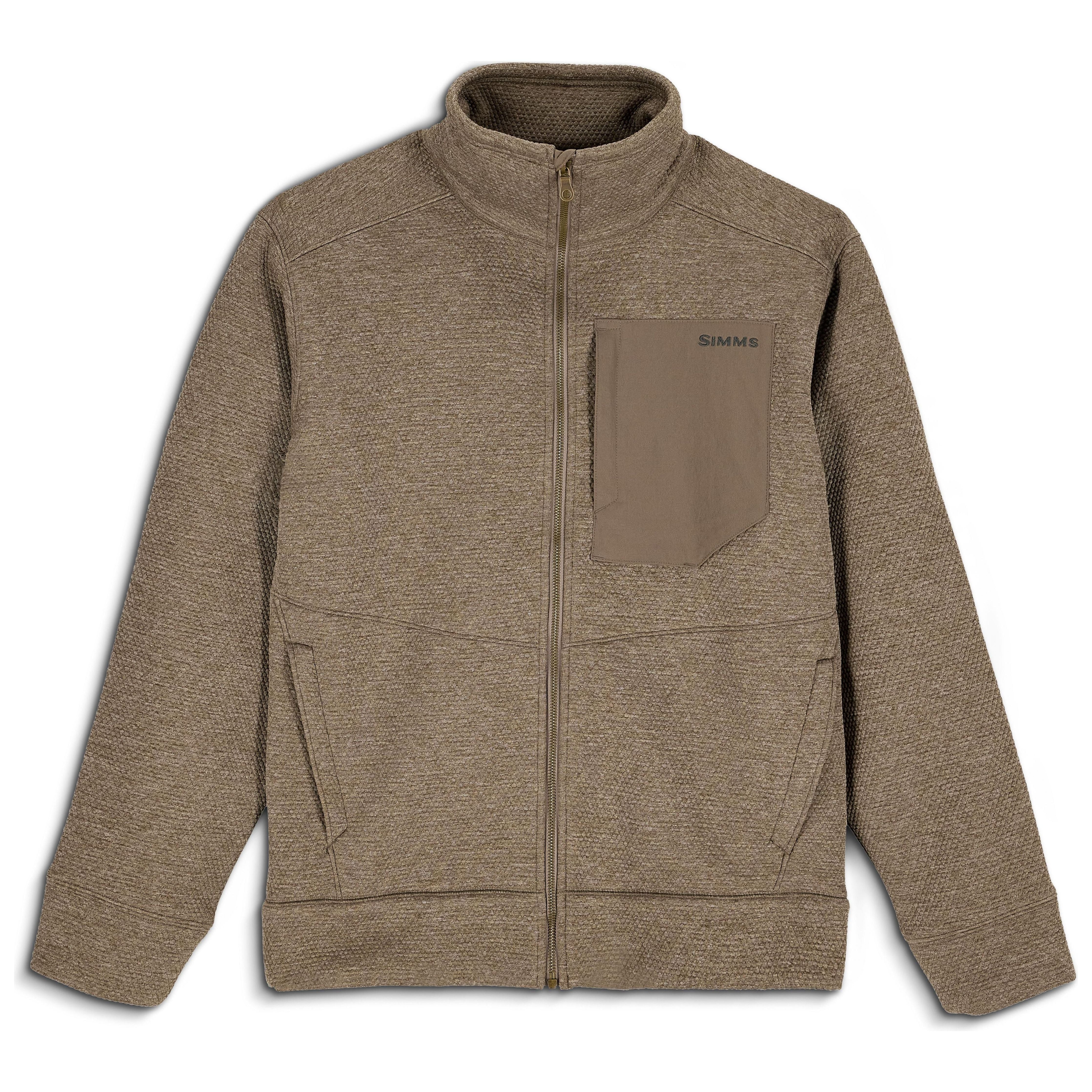 Simms Men's Harbor Fleece Sturgeon Heather Image 01