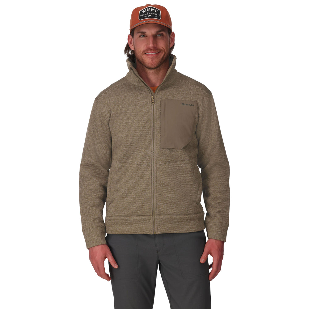 Simms Men's Harbor Fleece Sturgeon Heather Image 02